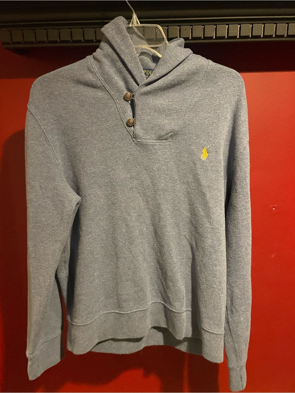 Ralph Lauren Polo Heather Blue Sweater
